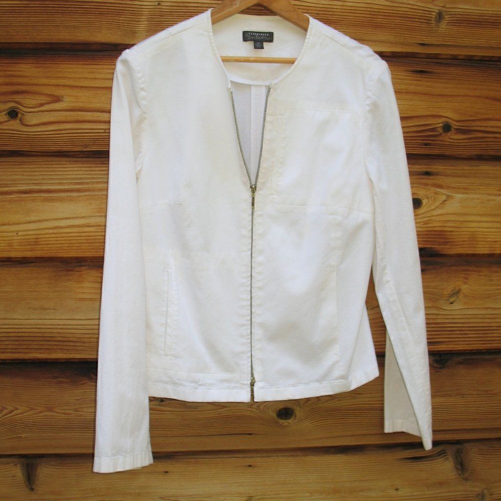 White Stretch Jacket 